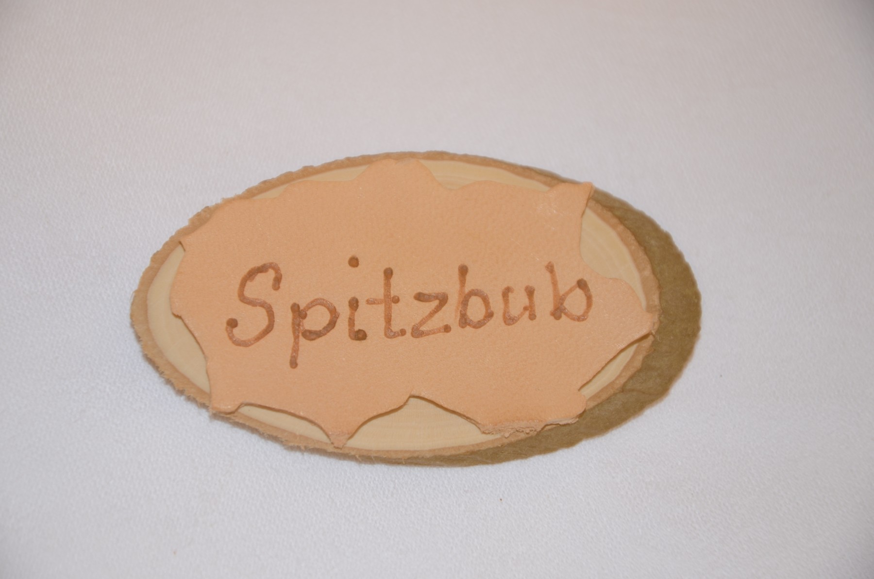Namenschild "Spitzbub"